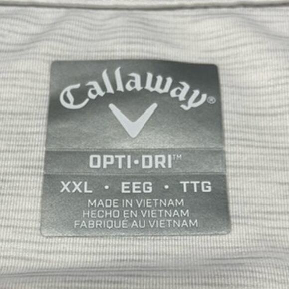 Calloway Opti-Dri Golf Polo Grey Size XXL - Picture 3 of 5